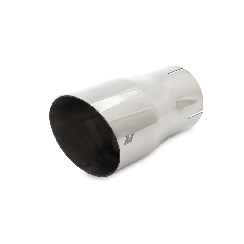 Load image into Gallery viewer, Mishimoto Clamp-On Single Wall Exhaust Tip 5in Outlet - Polished
