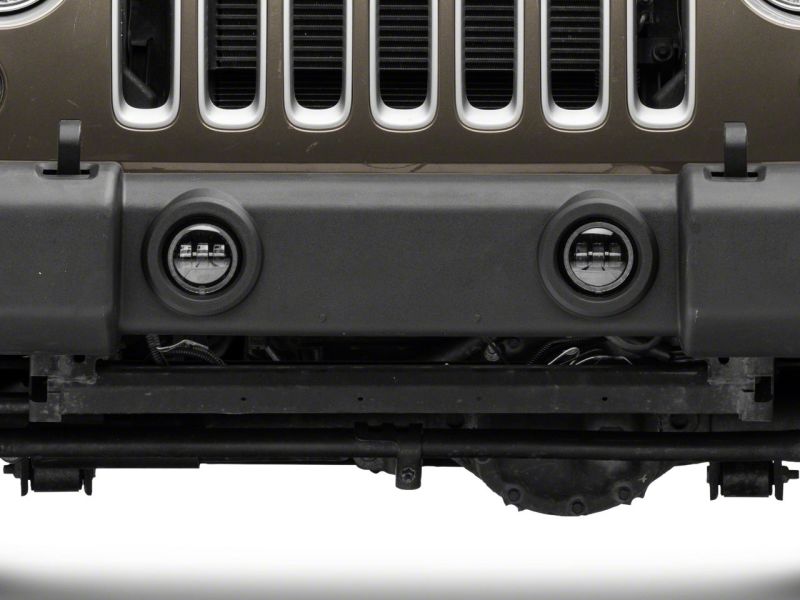 Load image into Gallery viewer, Raxiom 07-18 Jeep Wrangler JK Axial Series 4-In LED Fog Lights w/ RGB Halo
