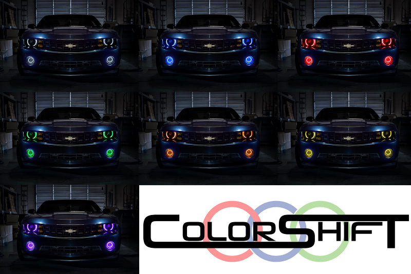 Load image into Gallery viewer, Oracle Chevrolet Camaro RS 10-13 Halo Kit - ColorSHIFT w/ 2.0 Controller SEE WARRANTY
