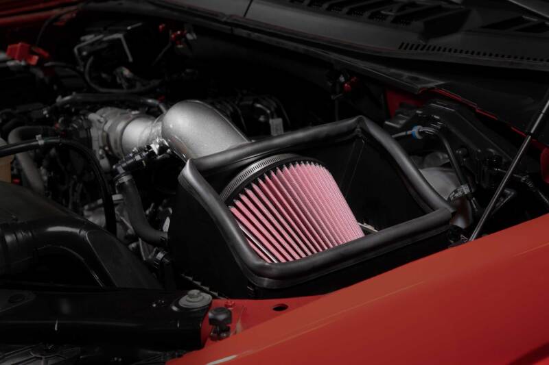 Load image into Gallery viewer, K&amp;N 18-24 Ford F150 3.3L V6 Performance Air Intake System w/ Red Air Filter
