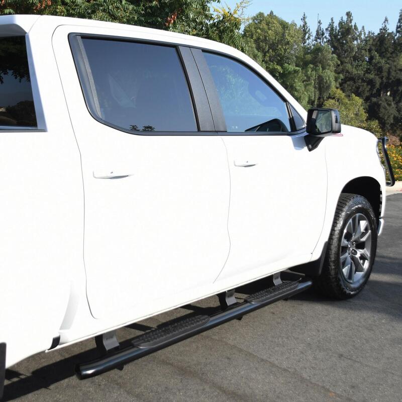 Load image into Gallery viewer, Westin 2019-2026 Chevy Silverado/Sierra 1500 Crew Cab Non LD PRO TRAXX 4 Oval Nerf Step Bars - Black
