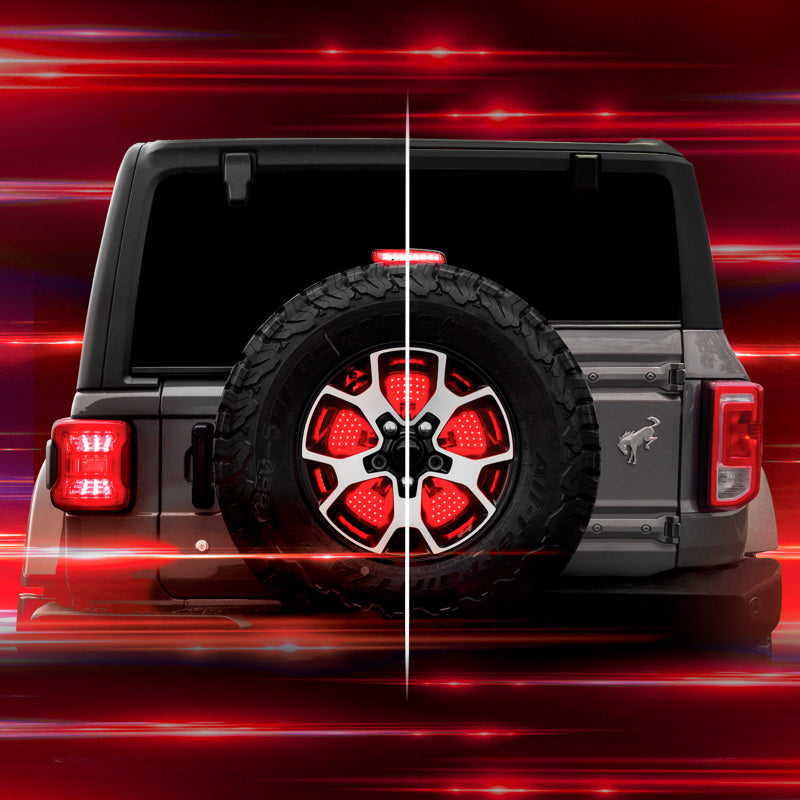 Load image into Gallery viewer, XK Glow Bronco 5th Wheel Light w/ Brake, Running, Reverse and Turn Signal Lights
