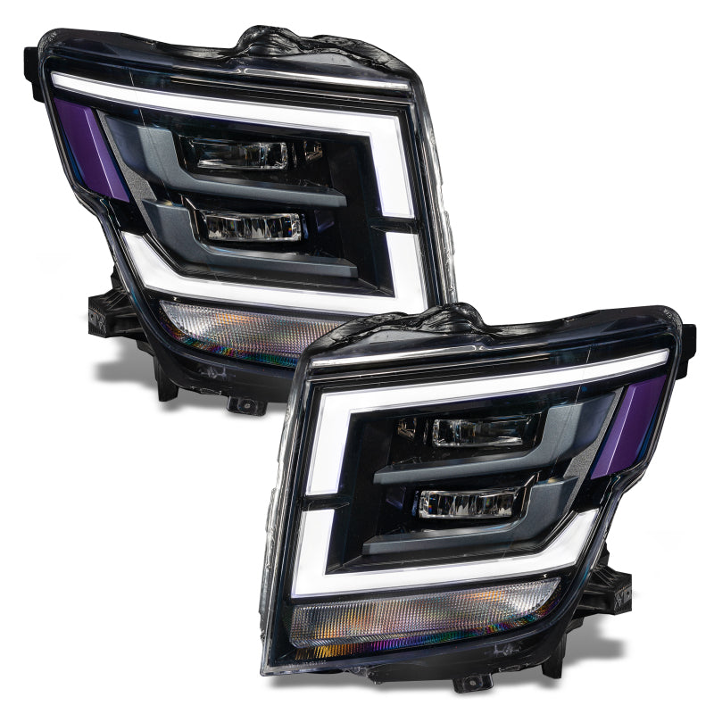 Load image into Gallery viewer, Oracle 21-22 Nissan Titan RGB+W Headlight DRL Upgrade - ColorSHIFT w/ BC1 Controller
