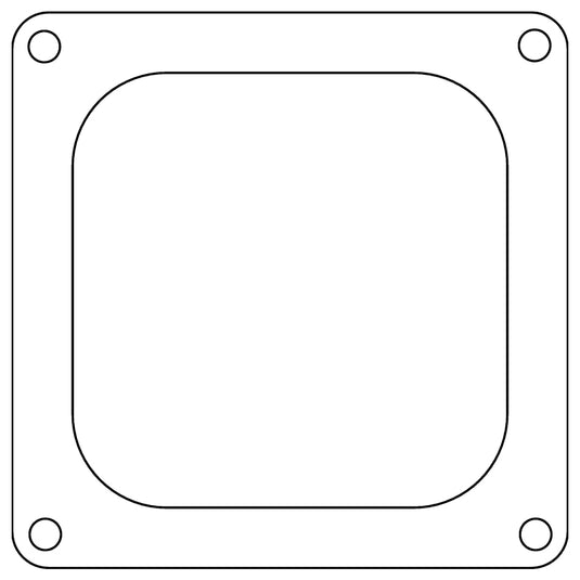 Cometic Holley 4500 Dominator .047in Fiber Carburetor Gasket - 4.775in x 4.775in - Open Plenum