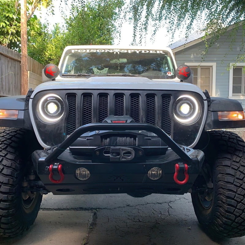 Load image into Gallery viewer, Oracle Oculus Bi-LED Projector Headlights for Jeep JL/Gladiator JT - Matte Blk - 5500K SEE WARRANTY
