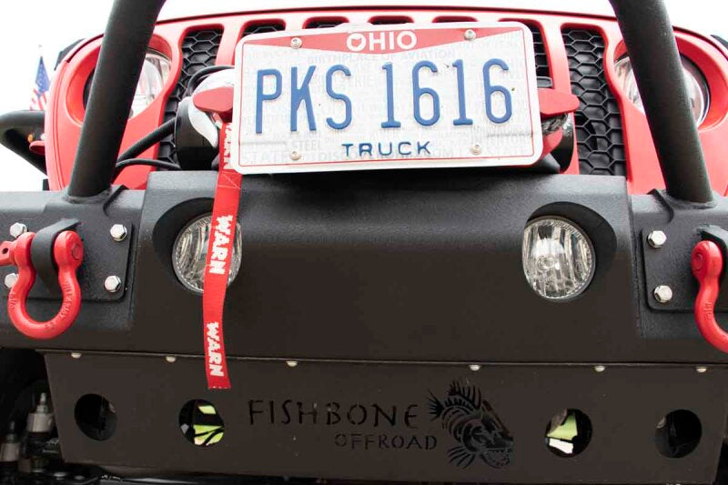 Load image into Gallery viewer, Fishbone Offroad 2018+ Jeep JL/Gladiator Wrangler JL/Gladiator Front Winch Bumper - Black Powdercoat
