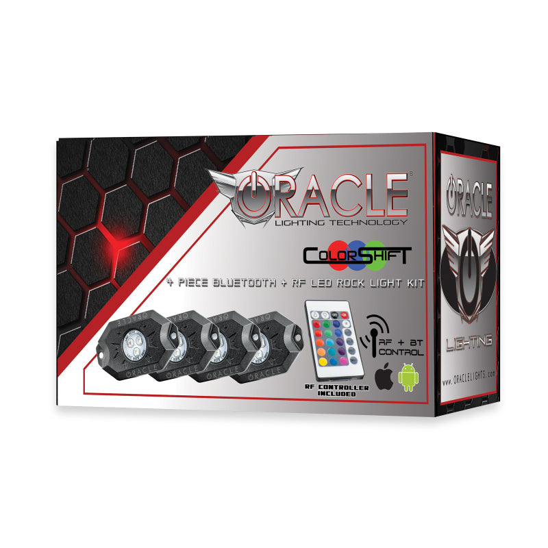 Load image into Gallery viewer, Oracle Bluetooth + RF Underbody Rock Light Kit - 4 PCS - ColorSHIFT
