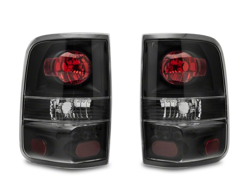 Load image into Gallery viewer, Raxiom 04-08 Ford F-150 Styleside Euro Style Tail Lights- BlkHousing - Red/Clear Lens
