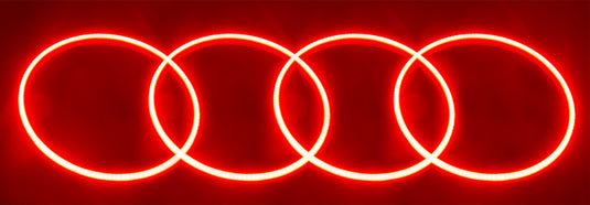 Oracle Chevy Corvette C6 05-13 LED Waterproof Afterburner Kit - Red