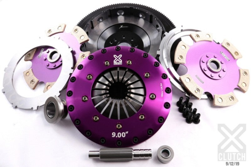Load image into Gallery viewer, XClutch 96-04 Ford Mustang GT 4.6L 9in Twin Solid Ceramic Clutch Kit
