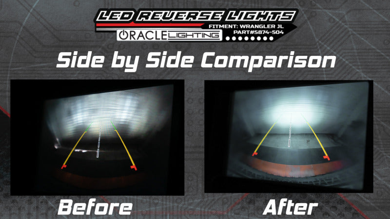 Load image into Gallery viewer, Oracle Rear Bumper LED Reverse Lights for Jeep Wrangler JL - 6000K SEE WARRANTY
