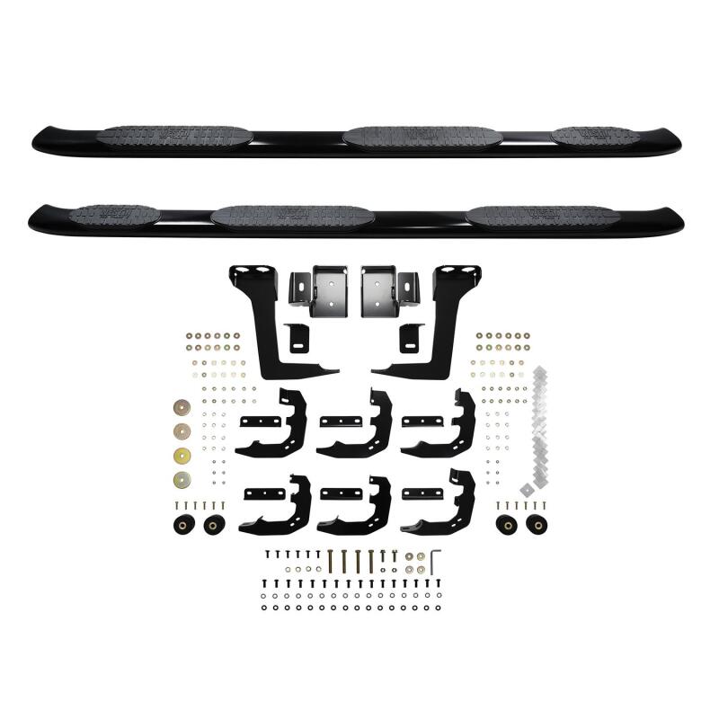 Load image into Gallery viewer, Westin 19-22 RAM 1500 CC 5ft7in. Bed (Excl. Classic) PRO TRAXX 5 W2W Oval Nerf Step Bars - Black
