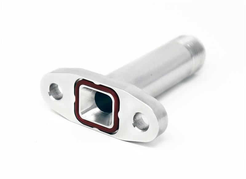 Load image into Gallery viewer, Torque Solution Extended Port Matched Oil Drain Flange: -10AN for T3/T4 PTE / Turbonetics
