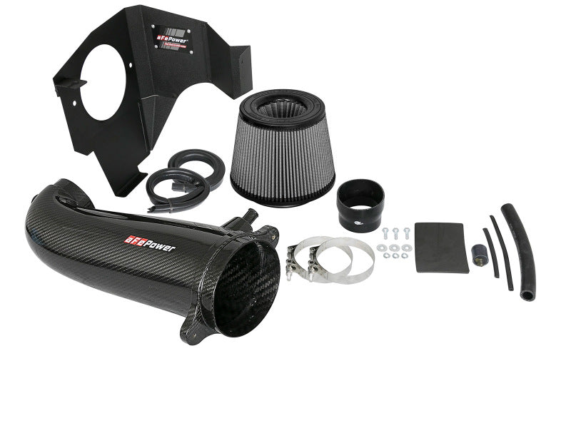 Load image into Gallery viewer, aFe POWER Magnum FORCE Carbon Fiber Stage 2 Track Series Pro Dry S CAIS - 11-18 Dodge Challenger V8
