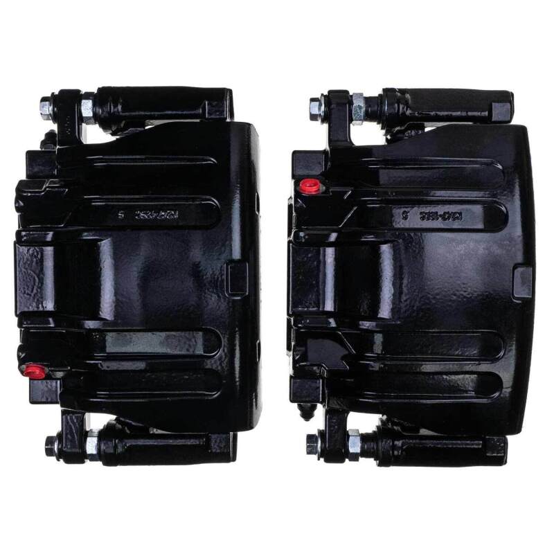 Load image into Gallery viewer, Power Stop 2014 Chrysler 200 Front Black Caliper - Pair w/Bracket
