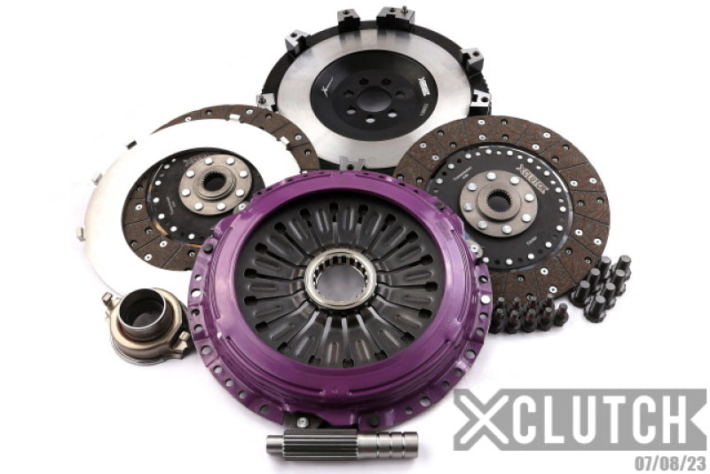 Load image into Gallery viewer, XClutch 07-17 Mitsubishi Lancer EVO X 2.0L 9in Twin Solid Organic Clutch Kit
