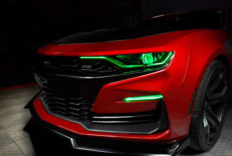 Load image into Gallery viewer, Oracle 19-21 Chevy Camaro SS/RS RGBW+A Headlight DRL Kit - ColorSHIFT w/ BC1 Controller
