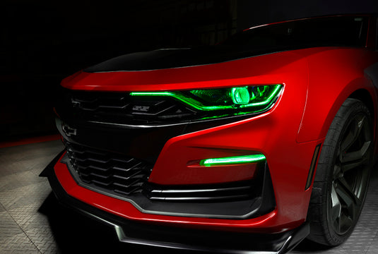 Oracle 19-21 Chevy Camaro SS/RS RGBW+A Headlight DRL Kit - ColorSHIFT w/ BC1 Controller