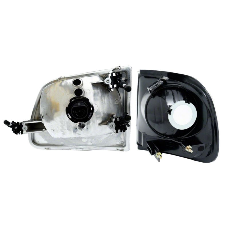 Load image into Gallery viewer, Raxiom 97-03 Ford F-150 G2 Euro Headlights w/ Parking Lights- Chrome Housing (Clear Lens)
