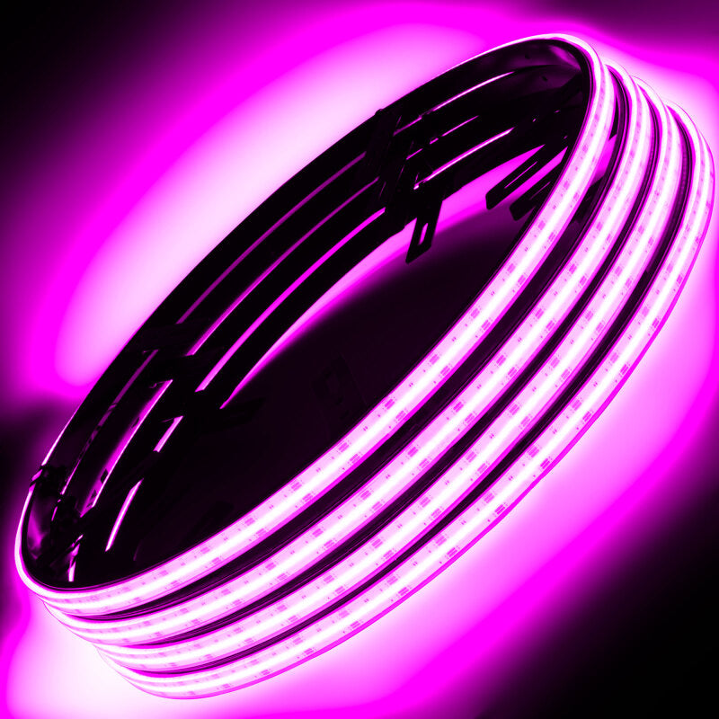 Load image into Gallery viewer, ORACLE Lighting LED Illuminated Wheel Rings 16.5in PLASMA ColorSHIFT w/BC2 Bluetooth Controller
