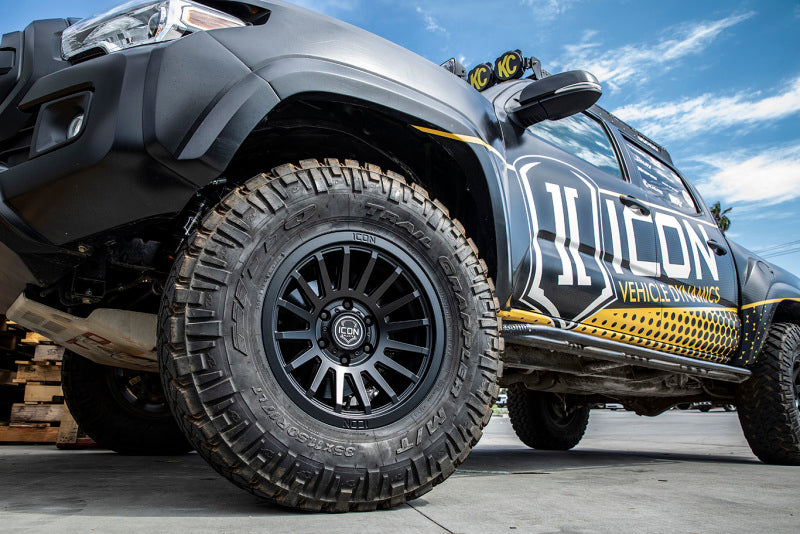 Load image into Gallery viewer, ICON Recon SLX 17x8.5 6x5.5 BP 0mm Offset 4.75in BS 106.1mm Bore Satin Black Wheel
