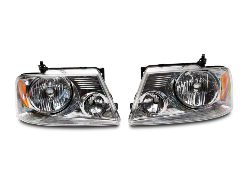 Load image into Gallery viewer, Raxiom 04-08 Ford F-150 Axial Series OEM Style Replacement Headlights- Chrome Housing (Clear Lens)
