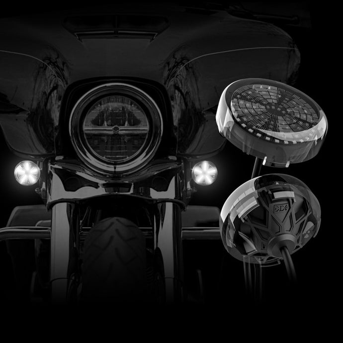 XK Glow Pro Series MotoTurnz - 1157 Flat Style Front