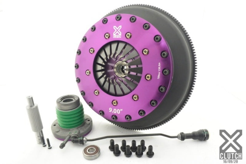 Load image into Gallery viewer, XClutch 14-19 Chevrolet Corvette 6.2L 9in Twin Solid Ceramic Clutch Kit
