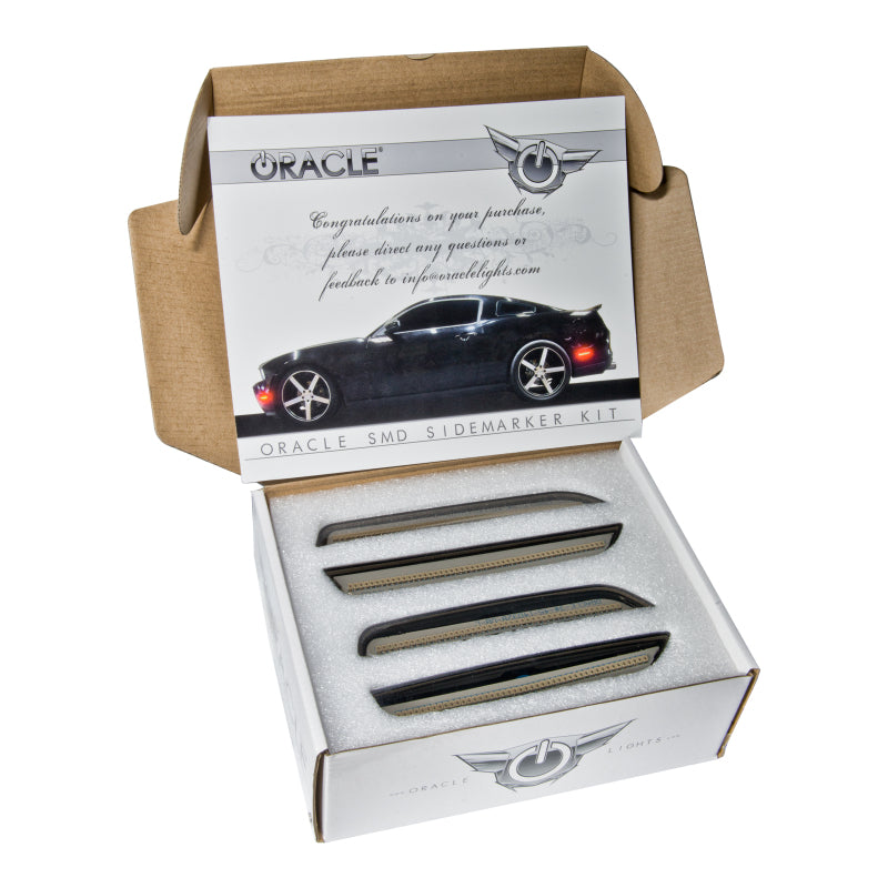 Load image into Gallery viewer, Oracle 10-14 Ford Mustang Concept Sidemarker Set - Tinted - No Paint
