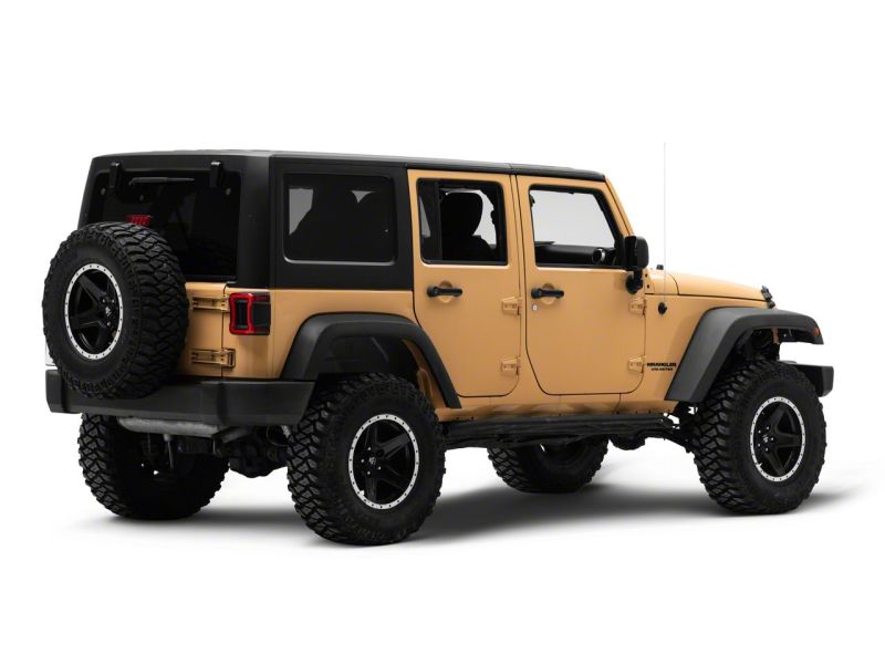 Load image into Gallery viewer, Raxiom 07-18 Jeep Wrangler JK Axial Series JL Style LED Tail Lights- BlkHousing- Red Lens
