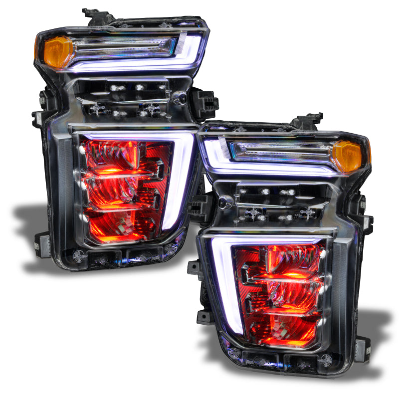 Load image into Gallery viewer, Oracle 20-21 Chevy Silverado HD 2500RGB Headlight Demon Eye Kit - w/o Controller
