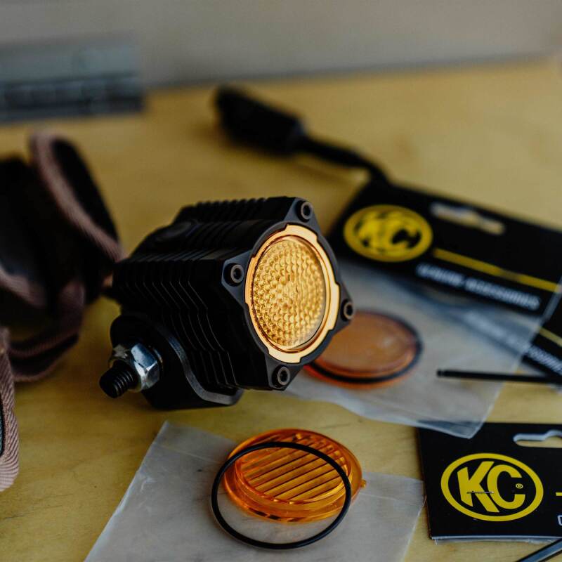 Load image into Gallery viewer, KC HiLiTES FLEX ERA 1 Performance Yellow Flood Beam Lens
