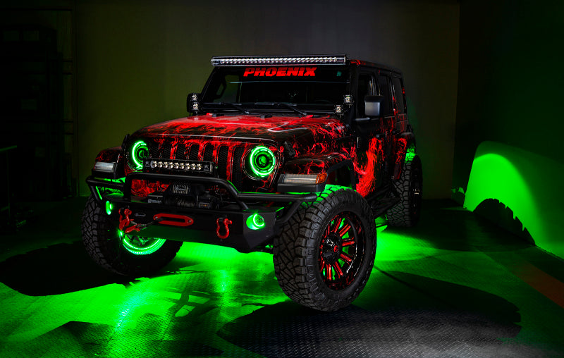 Load image into Gallery viewer, Oracle LED Illuminated Wheel Rings - ColorSHIFT - 15in. - ColorSHIFT No Remote
