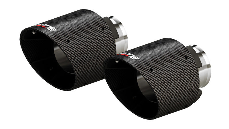 Load image into Gallery viewer, Borla 15-24 Dodge Charger V8 / 2023 Chrysler 300C T-304 SS Tips 5in Outlet - Carbon / Black Anodized
