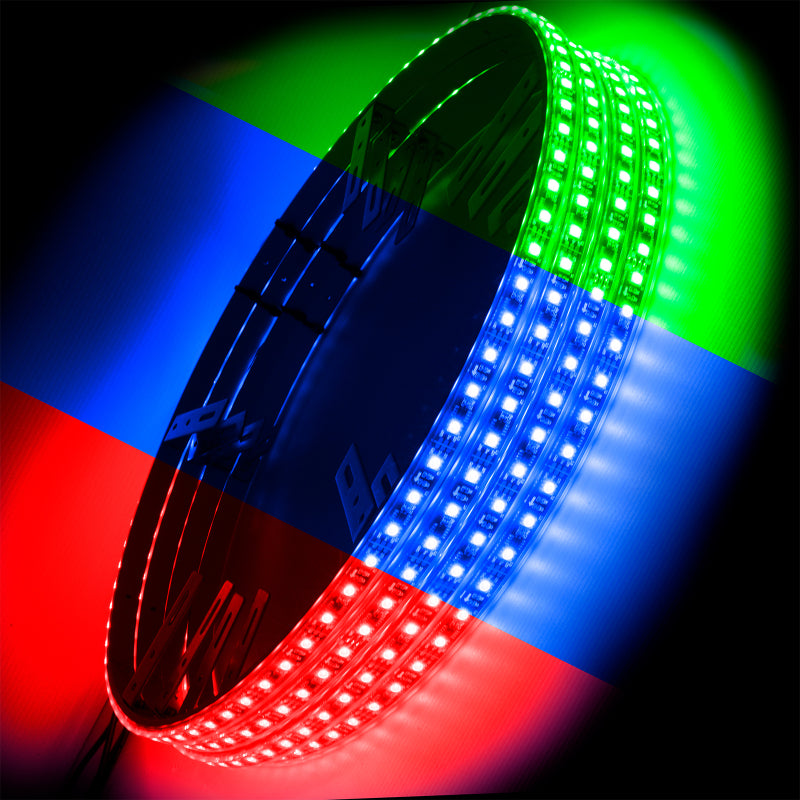 Load image into Gallery viewer, Oracle LED Illuminated Wheel Rings - ColorSHIFT - 15in. - ColorSHIFT No Remote
