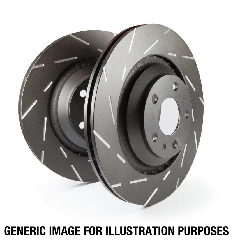 Load image into Gallery viewer, EBC 05-10 Chrysler 300C 6.1 SRT8 USR Slotted Front Rotors
