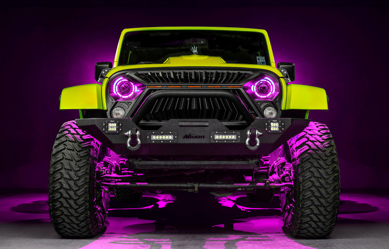 Load image into Gallery viewer, Oracle Oculus 7in ColorSHIFT Bi-LED Projector Headlights for Jeep Wrangler JK
