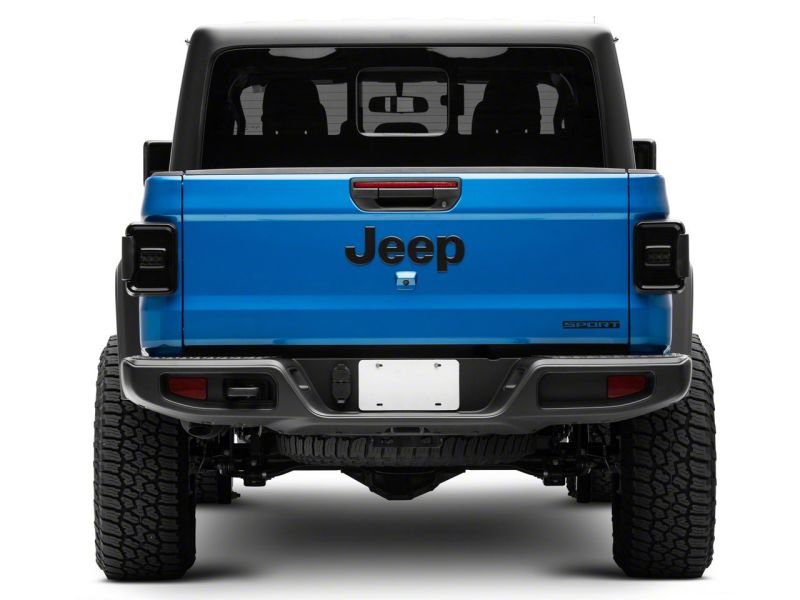 Load image into Gallery viewer, Raxiom 20-23 Jeep Gladiator JT Axial Series LED Tail Lights- Blk Housing (Smoked Lens)
