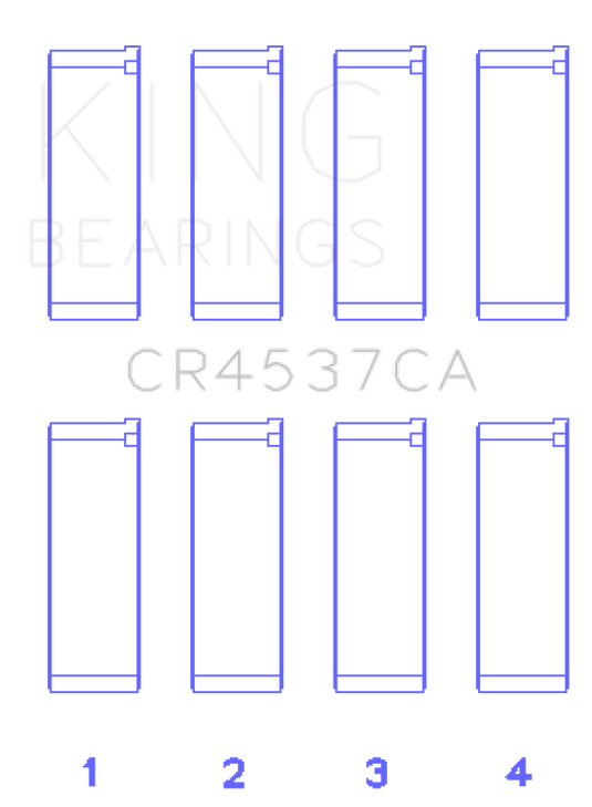 King Engine Bearings Mini Cooper W10B16A (Size +0.25mm) Connecting Rod Bearing Set