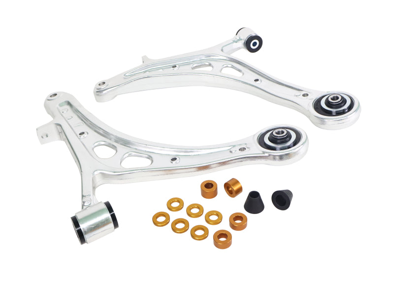 Load image into Gallery viewer, Whiteline 17-21 Subaru WRX/STI Front Lower Control Arms w/ Caster Correction

