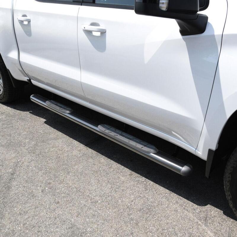 Load image into Gallery viewer, Westin Premier 4 Oval Nerf Step Bars - 85 in - Black
