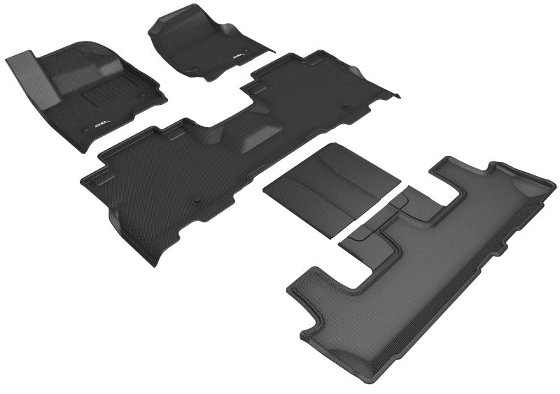 Load image into Gallery viewer, 3D MAXpider 18-24 Lincoln Navigator W/ Bucket 2nd Row Kagu Black Full Set
