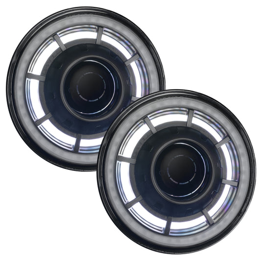ORACLE Lighting 0718 Jeep Wrangler JK Oculus 7in ColorSHIFT Bi-LED Projector Headlights