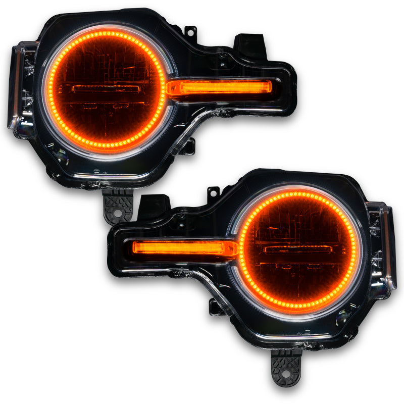 Load image into Gallery viewer, Oracle 21-22 Ford Bronco Headlight Halo Kit w/DRL Bar - Base Headlights -w/2.0 Controller
