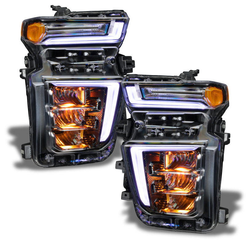 Load image into Gallery viewer, Oracle 20-21 Chevy Silverado HD 2500RGB Headlight Demon Eye Kit - w/o Controller
