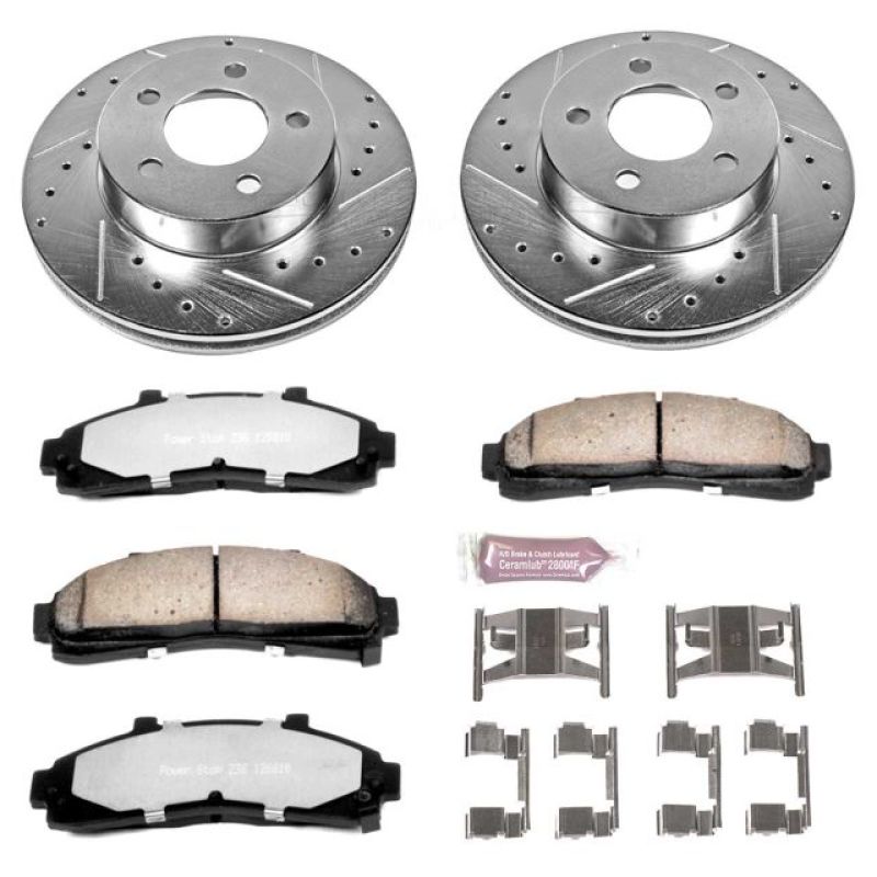 Load image into Gallery viewer, Power Stop 95-01 Ford Explorer Front Z36 Truck &amp; Tow Brake Kit
