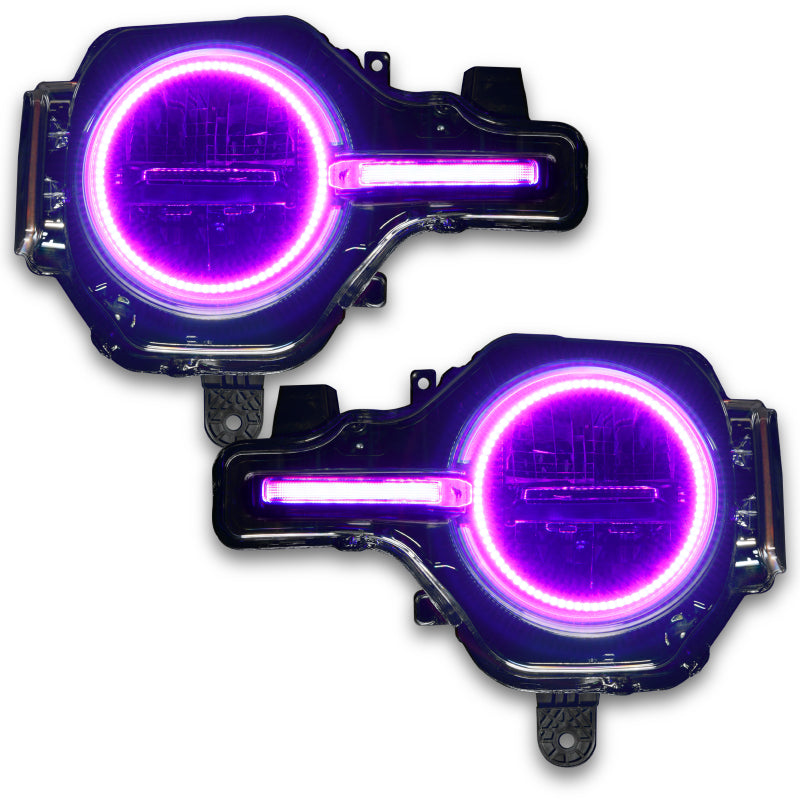 Load image into Gallery viewer, Oracle 21-22 Ford Bronco Headlight Halo Kit w/DRL Bar - Base Headlights -w/BC1 Controller

