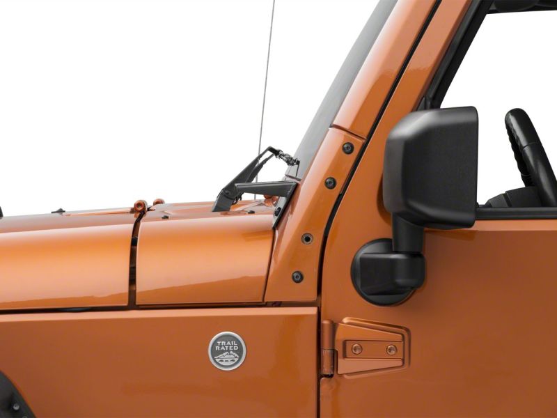 Load image into Gallery viewer, Raxiom 07-18 Jeep Wrangler JK Axial Series Windshield Pillar Mounted Light Brackets
