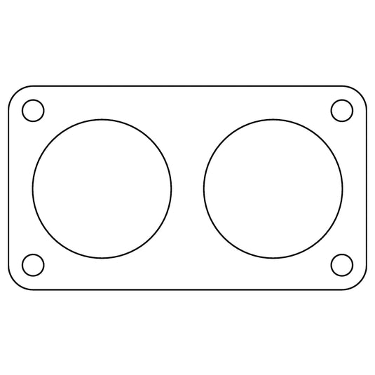Cometic Ford 5.0/5.8/7.0/7.5L .020in Fiber Truck Throttle Body Gasket - 1985-1997
