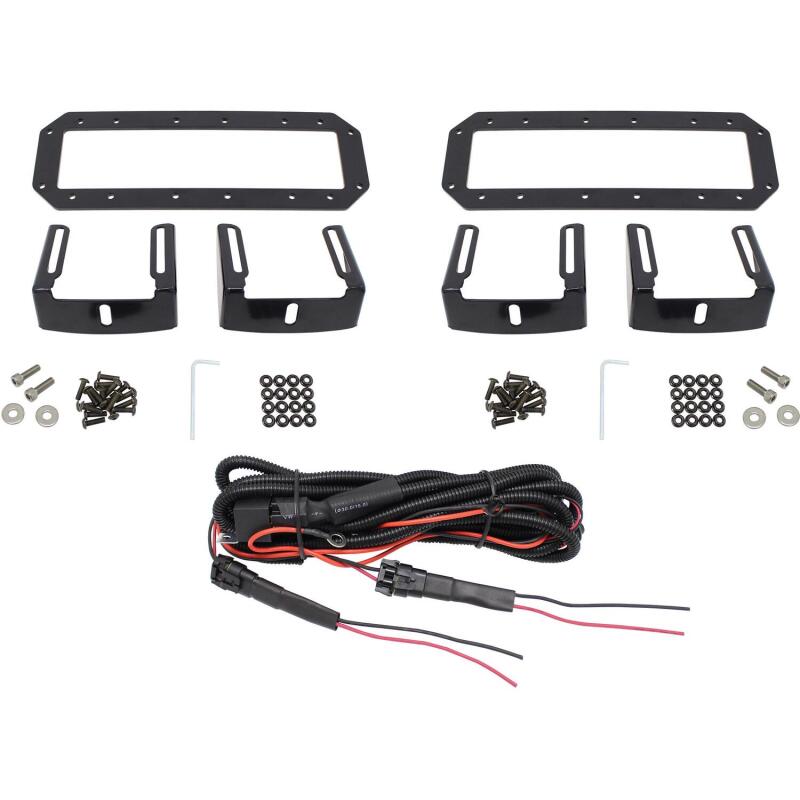 Load image into Gallery viewer, Westin HDX Flush Mount B-FORCE LED Light Kit (Set of 2) w/wiring harness - Black
